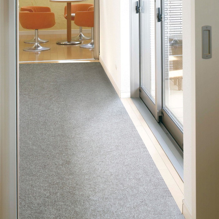 吸着 廊下敷きマット 約90×600cm フリーカット カットできる 廊下カーペット 廊下用マット 薄手 洗える 幅90cm ロングマット（GENCO） hig-350118902x 商品画像 2