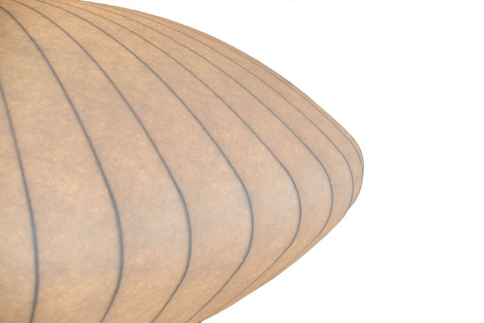 【即納】ジョージ ネルソン バブルランプ ソーサーミディアム ペンダントライト ショートコード 保証付 E26 60W LED電球対応 e-（GENCO） kwg-cs102b 商品画像 2