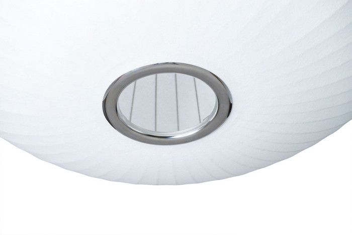 【即納】ジョージ ネルソン バブルランプ ソーサーミディアム ペンダントライト ショートコード 保証付 E26 60W LED電球対応 e-（GENCO） kwg-cs102b 商品画像 6