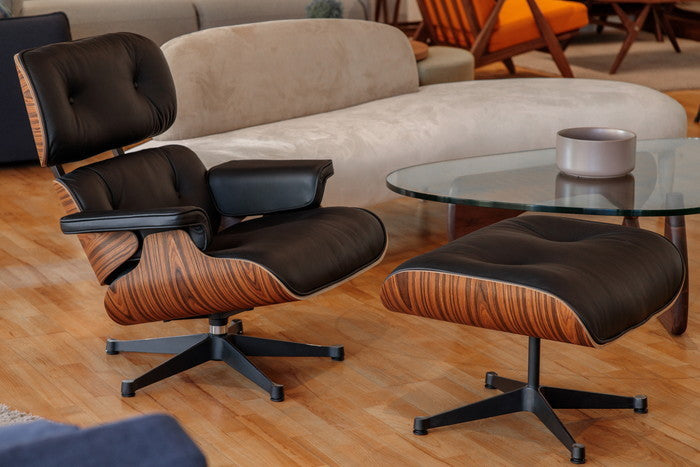 【即納】ラウンジチェア オットマン セット ローズウッド 保証付 e-comfort デザイナーズ ジェネリック家具 リプロダクト kwg-（GENCO） kwg-ch4068-rose 参考画像 12