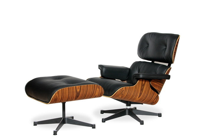 【即納】ラウンジチェア オットマン セット ローズウッド 保証付 e-comfort デザイナーズ ジェネリック家具 リプロダクト kwg-（GENCO） kwg-ch4068-rose 参考画像 3