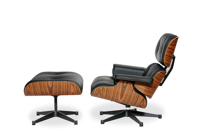 【即納】ラウンジチェア オットマン セット ローズウッド 保証付 e-comfort デザイナーズ ジェネリック家具 リプロダクト kwg-（GENCO） kwg-ch4068-rose 参考画像 4