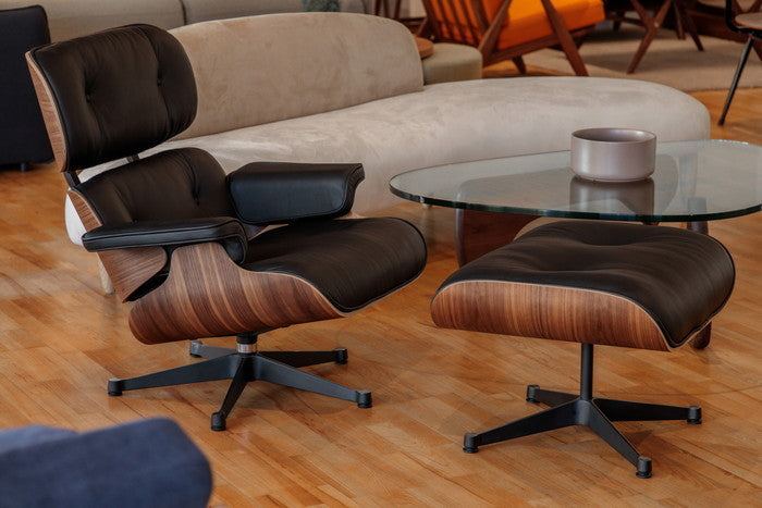 イームズデザインを再現したウォルナットフレームのラウンジチェア＆オットマンセット｜kwg-ch4068-wal（GENCO） kwg-ch4068-wal 参考画像 12