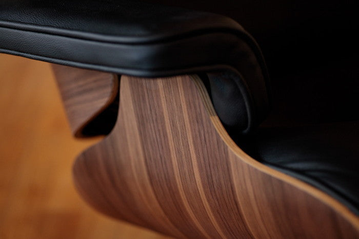 イームズデザインを再現したウォルナットフレームのラウンジチェア＆オットマンセット｜kwg-ch4068-wal（GENCO） kwg-ch4068-wal 参考画像 13