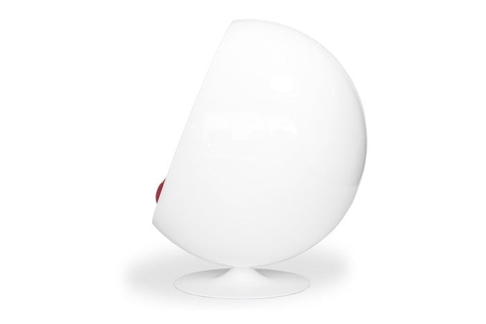 エーロ・アールニオの名作ボールチェア ファブリックホワイト＆レッドで彩る快適空間｜kwg-ch7144（GENCO） kwg-ch7144 参考画像 16