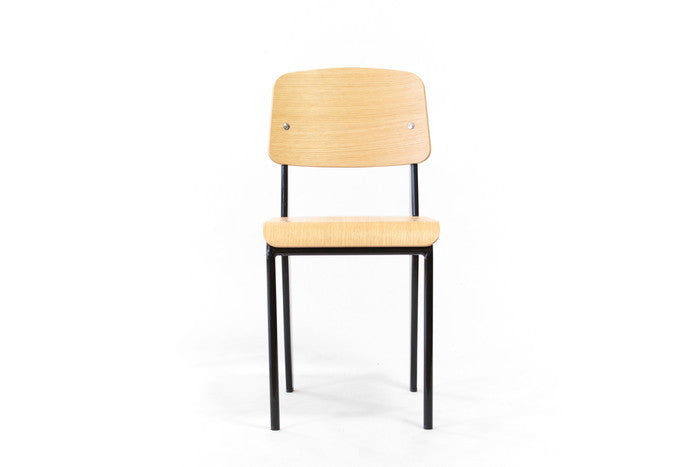 ジャン・プルーヴェ スタンダードチェア オーク材×マット塗装で飽きのこないデザイン｜kwg-ch8307（GENCO） kwg-ch8307 参考画像 3