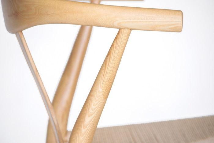 リボーンチェアアッシュ｜伝統のYチェアを現代風に再解釈したナチュラルペーパーコード仕様｜kwg-ch9324-ash（GENCO） kwg-ch9324-ash 参考画像 8