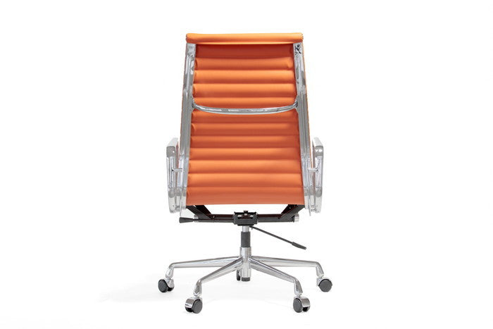 アルミナムチェア エグゼクティブチェア PUレザー＆アルミ脚の快適デザイン｜kwg-chea07hfc-pu（GENCO） kwg-chea07hfc-pu 参考画像 10