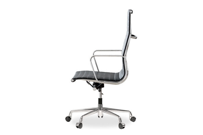 アルミナムチェア エグゼクティブチェア PUレザー＆アルミ脚の快適デザイン｜kwg-chea07hfc-pu（GENCO） kwg-chea07hfc-pu 参考画像 5