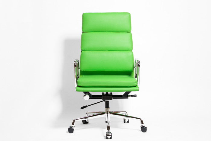 アルミナムチェア ハイソフトパッド 本革レザー＆キャスター付き｜快適な座り心地でデザイナーズ家具の魅力を堪能｜kwg-chea07hsc-le（GENCO） kwg-chea07hsc-le 参考画像 7