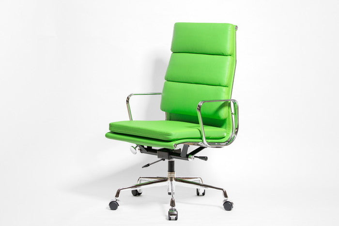 アルミナムチェア ハイソフトパッド 本革レザー＆キャスター付き｜快適な座り心地でデザイナーズ家具の魅力を堪能｜kwg-chea07hsc-le（GENCO） kwg-chea07hsc-le 参考画像 8