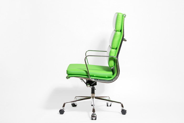 アルミナムチェア ハイソフトパッド 本革レザー＆キャスター付き｜快適な座り心地でデザイナーズ家具の魅力を堪能｜kwg-chea07hsc-le（GENCO） kwg-chea07hsc-le 参考画像 9