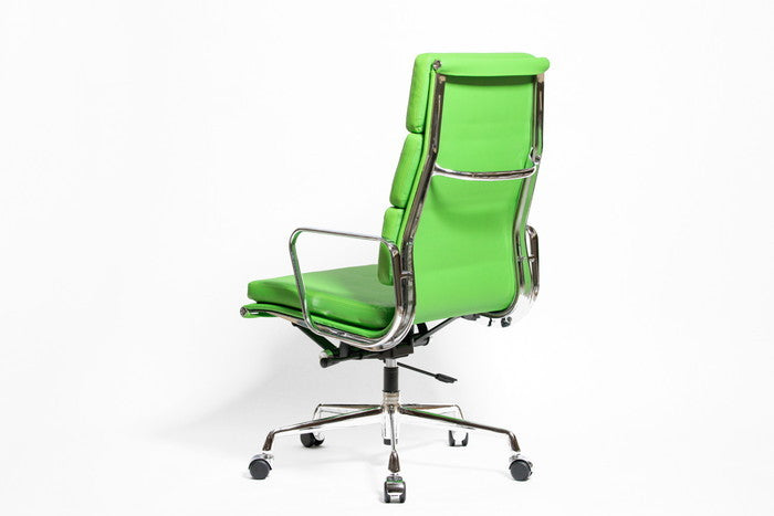 アルミナムチェア ハイソフトパッド PUレザー キャスター グライズ 保証付 e-comfort デザイナーズ ジェネリック家具 リプロダク（GENCO） kwg-chea07hsc-pu 参考画像 10