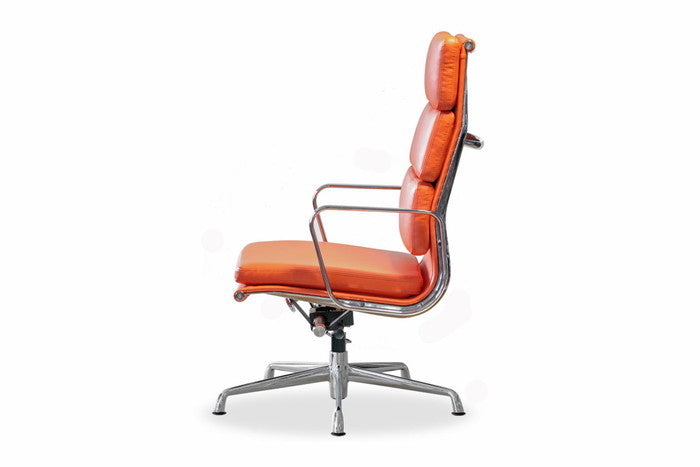 アルミナムチェア ハイソフトパッド PUレザー キャスター グライズ 保証付 e-comfort デザイナーズ ジェネリック家具 リプロダク（GENCO） kwg-chea07hsc-pu 参考画像 14