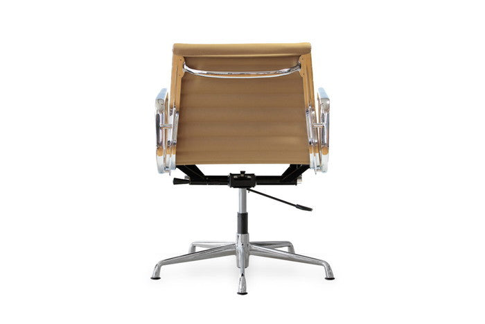 アルミナムチェア ローフラットパッド 本革キャスター付きで快適な座り心地｜kwg-chea07lfc-le（GENCO） kwg-chea07lfc-le 参考画像 10