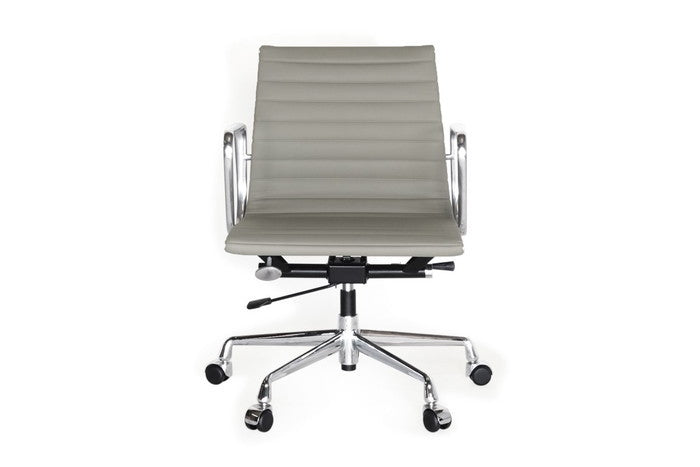 アルミナムチェア ローフラットパッド仕様｜PUレザー×アルミ脚で快適な座り心地を実現｜kwg-chea07lfc-pu（GENCO） kwg-chea07lfc-pu 参考画像 11