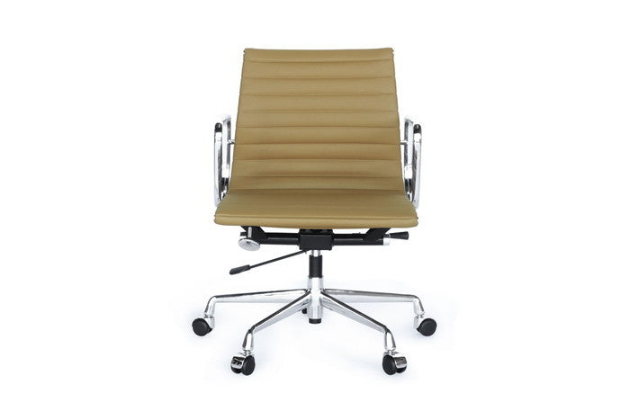 アルミナムチェア ローフラットパッド仕様｜PUレザー×アルミ脚で快適な座り心地を実現｜kwg-chea07lfc-pu（GENCO） kwg-chea07lfc-pu 参考画像 12