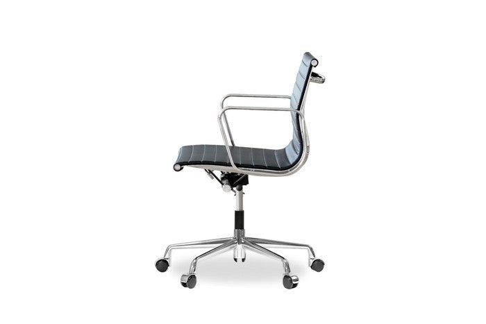 アルミナムチェア ローフラットパッド仕様｜PUレザー×アルミ脚で快適な座り心地を実現｜kwg-chea07lfc-pu（GENCO） kwg-chea07lfc-pu 参考画像 20