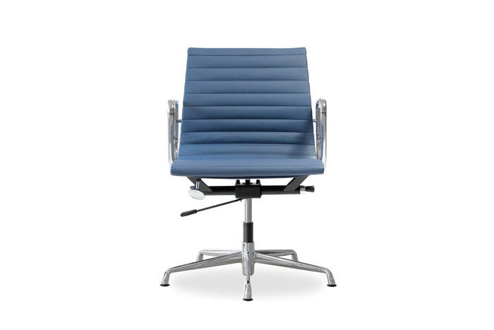 アルミナムチェア ローフラットパッド仕様｜PUレザー×アルミ脚で快適な座り心地を実現｜kwg-chea07lfc-pu（GENCO） kwg-chea07lfc-pu 参考画像 8