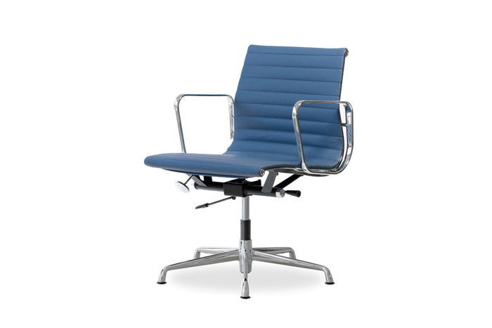 アルミナムチェア ローフラットパッド仕様｜PUレザー×アルミ脚で快適な座り心地を実現｜kwg-chea07lfc-pu（GENCO） kwg-chea07lfc-pu 参考画像 9