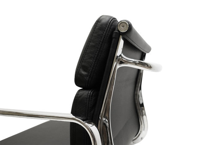 本革×アルミニウムで上質な座り心地を実現「アルミナムチェア ローソフトパッド」｜kwg-chea07lsc-le（GENCO） kwg-chea07lsc-le 参考画像 15