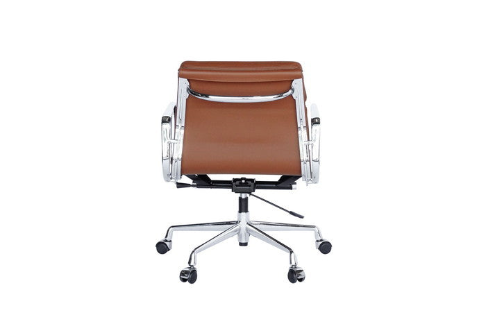 本革×アルミニウムで上質な座り心地を実現「アルミナムチェア ローソフトパッド」｜kwg-chea07lsc-le（GENCO） kwg-chea07lsc-le 参考画像 8