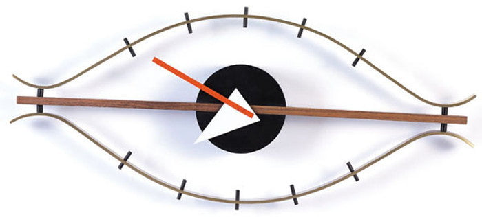 ジョージ・ネルソン アイ クロック｜真鍮とウォールナットが織りなす芸術的デザイン時計｜kwg-cw02（GENCO） kwg-cw02 参考画像 11