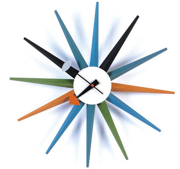 ジョージ・ネルソン サンバースト クロック｜洗練された太陽モチーフの木製デザイナーズ掛け時計｜kwg-cw08（GENCO） kwg-cw08 参考画像 6