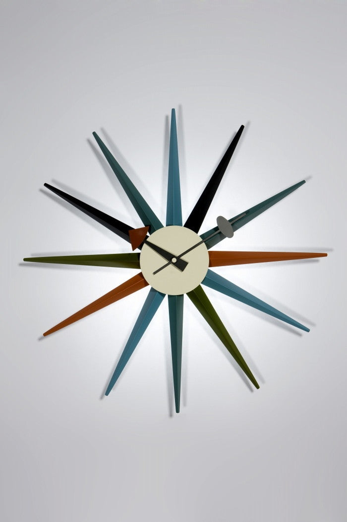 ジョージ・ネルソン サンバースト クロック｜洗練された太陽モチーフの木製デザイナーズ掛け時計｜kwg-cw08（GENCO） kwg-cw08 参考画像 8