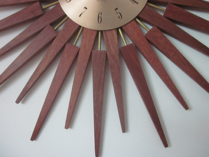 ジョージ ネルソン プルート クロック｜ウォールナットと真鍮が織りなす上質なデザイナーズリプロダクト｜kwg-cw13（GENCO） kwg-cw13 参考画像 12