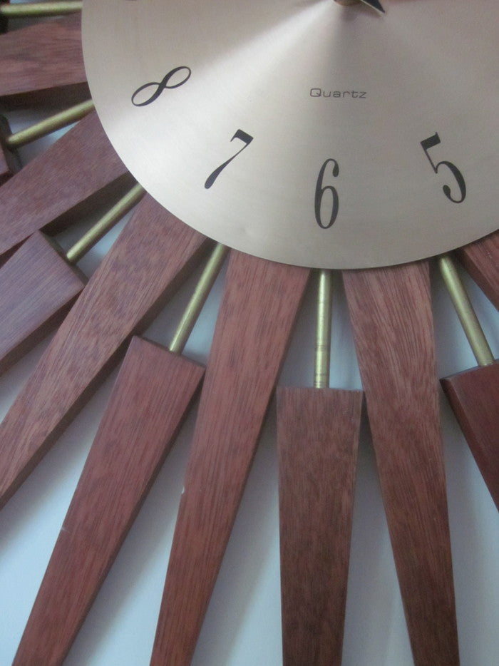 ジョージ ネルソン プルート クロック｜ウォールナットと真鍮が織りなす上質なデザイナーズリプロダクト｜kwg-cw13（GENCO） kwg-cw13 参考画像 8