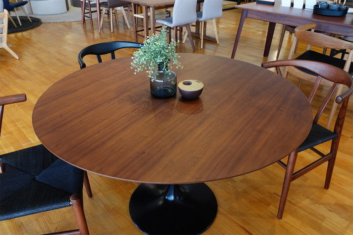 エーロ・サーリネン チューリップ ダイニングテーブル ウッド120cm｜洗練された北欧デザインで暮らしに温もりを｜kwg-dt6131b（GENCO） kwg-dt6131b 参考画像 9