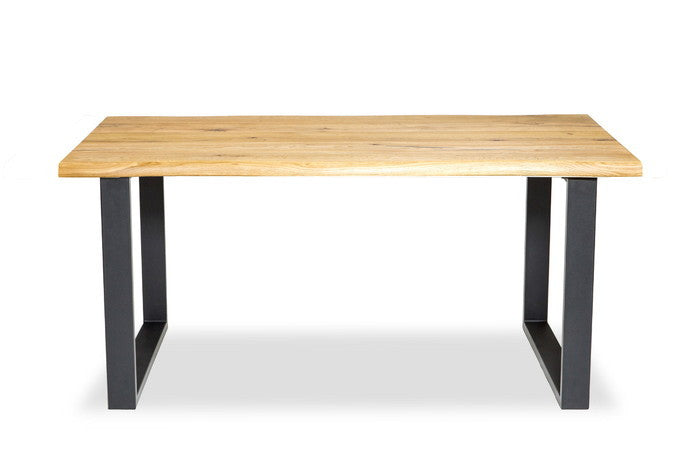 耳付きオーク天板×インダストリアル脚で魅せるロッテルダム テーブル160cm｜kwg-hw-table160ml（GENCO） kwg-hw-table160ml 参考画像 3