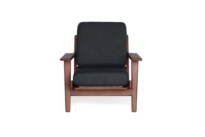 北欧風の美しい無垢材フレームが魅力【即納】290ソファ ラウンジ1P ファブリック仕様｜kwg-sf9160a-ash（GENCO） kwg-sf9160a-ash 参考画像 13