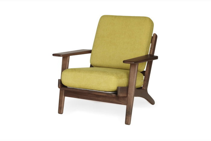 北欧デザインが映える290ソファ ラウンジチェア ファブリック×ウォルナットの上質な座り心地｜kwg-sf9160a-wal（GENCO） kwg-sf9160a-wal 参考画像 10