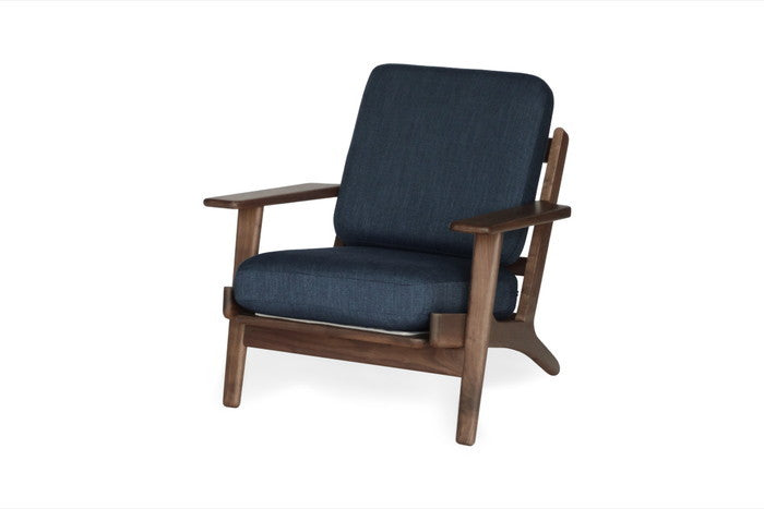 北欧デザインが映える290ソファ ラウンジチェア ファブリック×ウォルナットの上質な座り心地｜kwg-sf9160a-wal（GENCO） kwg-sf9160a-wal 参考画像 12