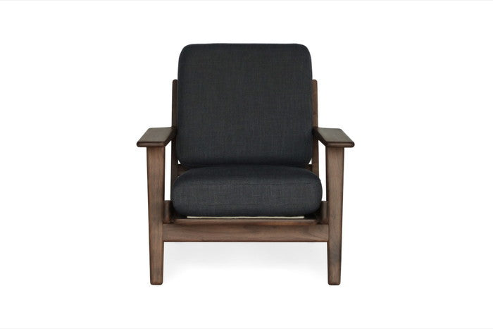 北欧デザインが映える290ソファ ラウンジチェア ファブリック×ウォルナットの上質な座り心地｜kwg-sf9160a-wal（GENCO） kwg-sf9160a-wal 参考画像 5