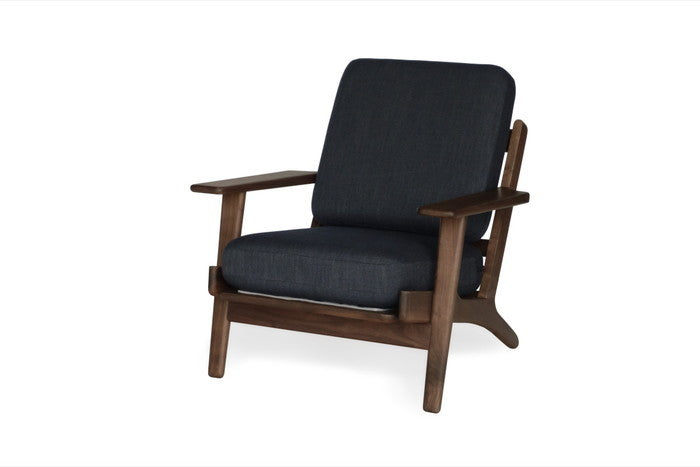 北欧デザインが映える290ソファ ラウンジチェア ファブリック×ウォルナットの上質な座り心地｜kwg-sf9160a-wal（GENCO） kwg-sf9160a-wal 参考画像 6