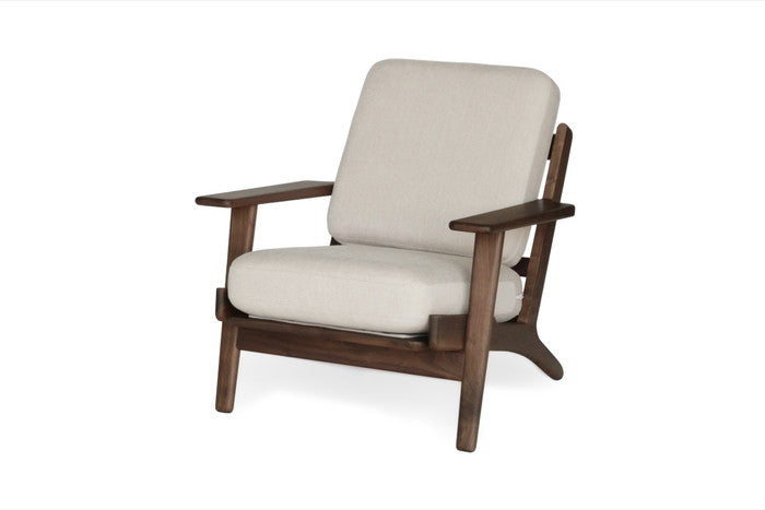 北欧デザインが映える290ソファ ラウンジチェア ファブリック×ウォルナットの上質な座り心地｜kwg-sf9160a-wal（GENCO） kwg-sf9160a-wal 参考画像 8