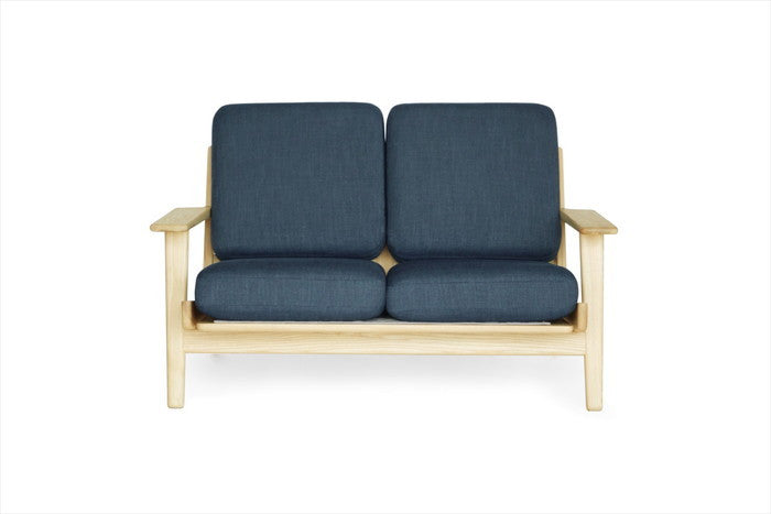 北欧デザイン×無垢材の美しさ「290ソファ ラウンジソファ 2P ファブリック アッシュ」｜kwg-sf9160b-ash（GENCO） kwg-sf9160b-ash 参考画像 10