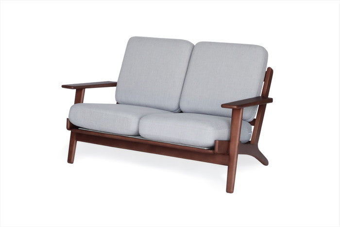 北欧デザイン×無垢材の美しさ「290ソファ ラウンジソファ 2P ファブリック アッシュ」｜kwg-sf9160b-ash（GENCO） kwg-sf9160b-ash 参考画像 12