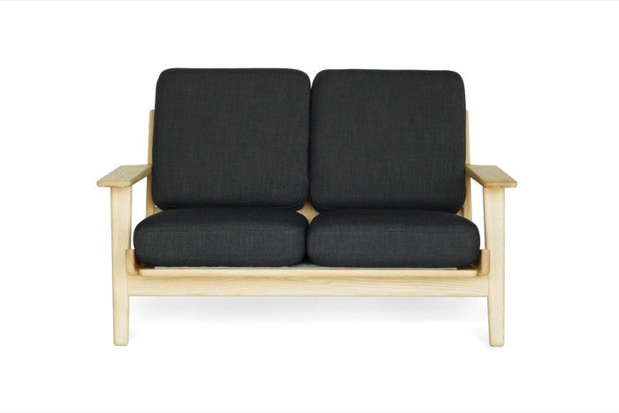 北欧デザイン×無垢材の美しさ「290ソファ ラウンジソファ 2P ファブリック アッシュ」｜kwg-sf9160b-ash（GENCO） kwg-sf9160b-ash 参考画像 7