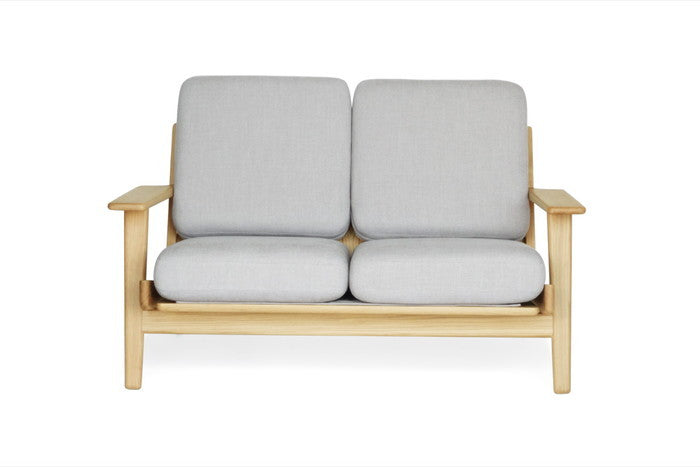北欧デザインが光る290ソファ ラウンジ2P ファブリック×オークの贅沢な座り心地｜kwg-sf9160b-oak（GENCO） kwg-sf9160b-oak 参考画像 3