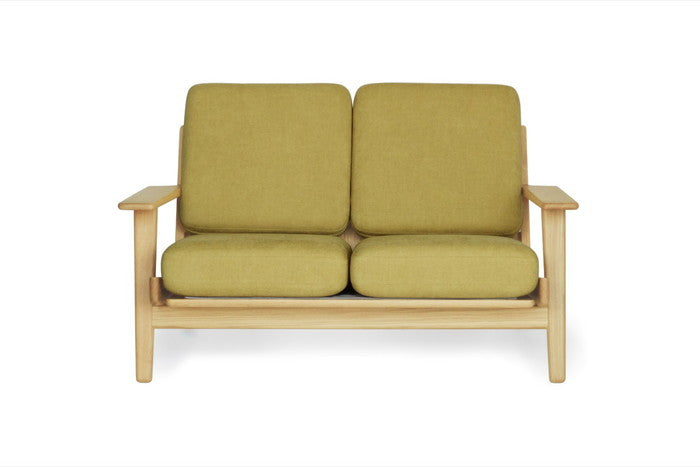 北欧デザインが光る290ソファ ラウンジ2P ファブリック×オークの贅沢な座り心地｜kwg-sf9160b-oak（GENCO） kwg-sf9160b-oak 参考画像 9