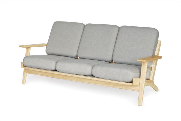 北欧風デザインが魅力の【290ソファ ラウンジソファ ファブリック 3P アッシュ】快適な座り心地保証付｜kwg-sf9160c-ash（GENCO） kwg-sf9160c-ash 参考画像 4