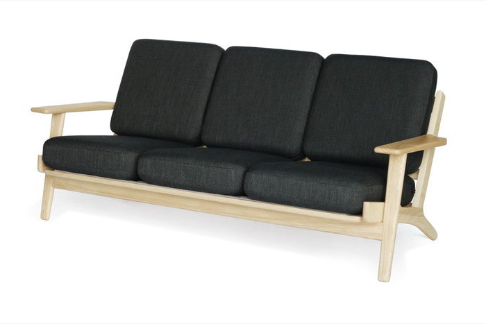 北欧風デザインが魅力の【290ソファ ラウンジソファ ファブリック 3P アッシュ】快適な座り心地保証付｜kwg-sf9160c-ash（GENCO） kwg-sf9160c-ash 参考画像 6