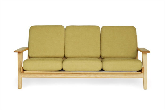 北欧デザインの美しい座り心地【290ソファ ラウンジ3P ファブリック×オーク】保証付｜kwg-sf9160c-oak（GENCO） kwg-sf9160c-oak 参考画像 10