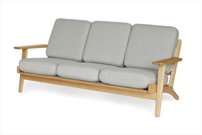 北欧デザインの美しい座り心地【290ソファ ラウンジ3P ファブリック×オーク】保証付｜kwg-sf9160c-oak（GENCO） kwg-sf9160c-oak 参考画像 3