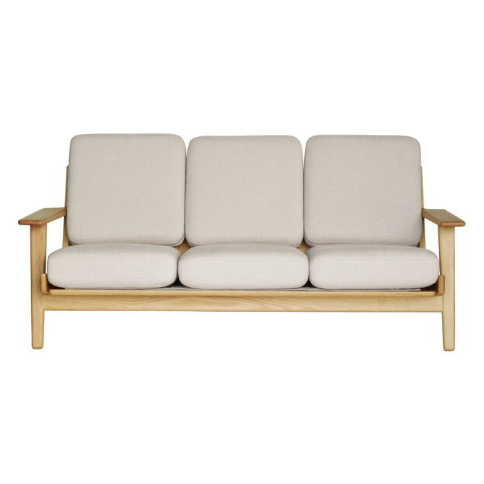 北欧デザインの美しい座り心地【290ソファ ラウンジ3P ファブリック×オーク】保証付｜kwg-sf9160c-oak（GENCO） kwg-sf9160c-oak 参考画像 6