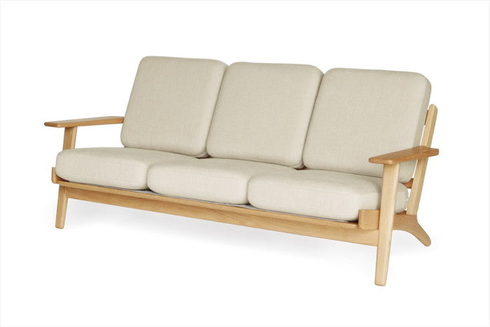 北欧デザインの美しい座り心地【290ソファ ラウンジ3P ファブリック×オーク】保証付｜kwg-sf9160c-oak（GENCO） kwg-sf9160c-oak 参考画像 7